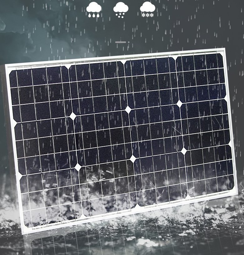 40w solar panel charging monocrystalline silicon glass solar panel 18V power generation panel