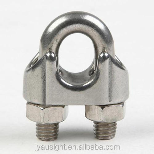 Top Quality SUS304/316 Stainless Steel Wire Rope Clamp Wire Rope Clip DIN741