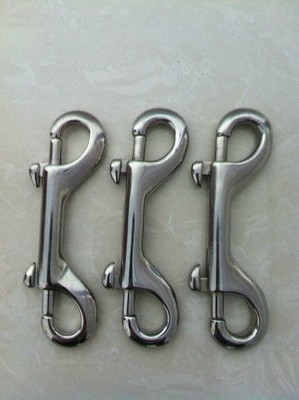 High Quality Grade 304/316 stainless steel double end snap hook/double bolt snap hook/Stainless Steel Swivel eye bolt snap hooks