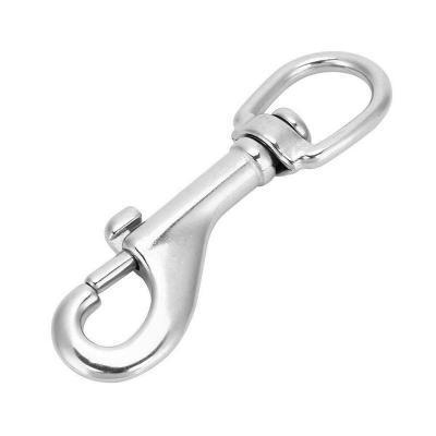 High Quality Grade 316 Stainless Steel Swivel Eye Snap Hooks/Swivel Bolt Snap Hook carabiner for dog leash