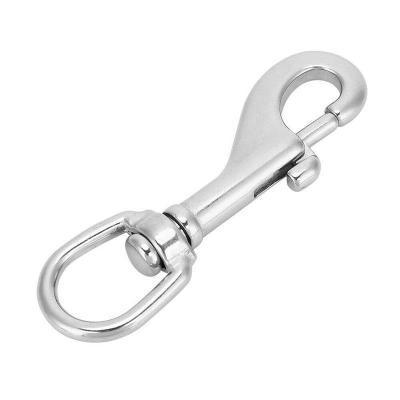 High Quality Grade 316 Stainless Steel Swivel Eye Snap Hooks/Swivel Bolt Snap Hook carabiner for dog leash