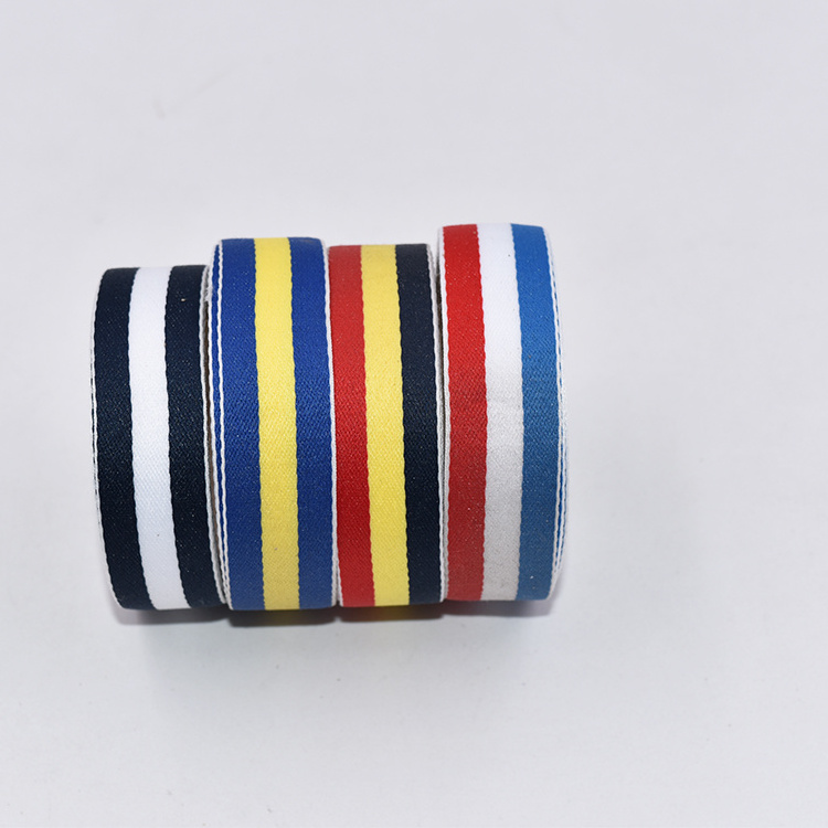 stripe webbing jacquard webbing polyester webbing for clothes