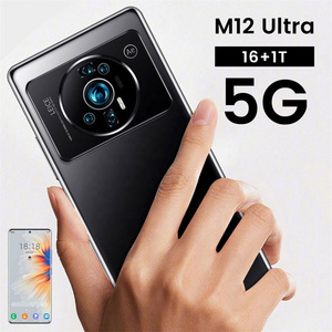 New Arrival Cell Phone M12 Ultra 16GB+1T Original Mobile Phones With GPS BT WiFi Android 4G 5G Global Unlocked Smartphone