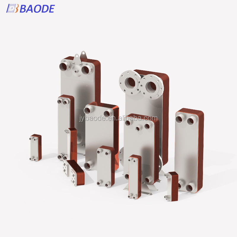 BL26 Customize Plate Evaporator Plate Brazed Heat Exchanger For Refrigeration Oil Cooler And Gas Boiler