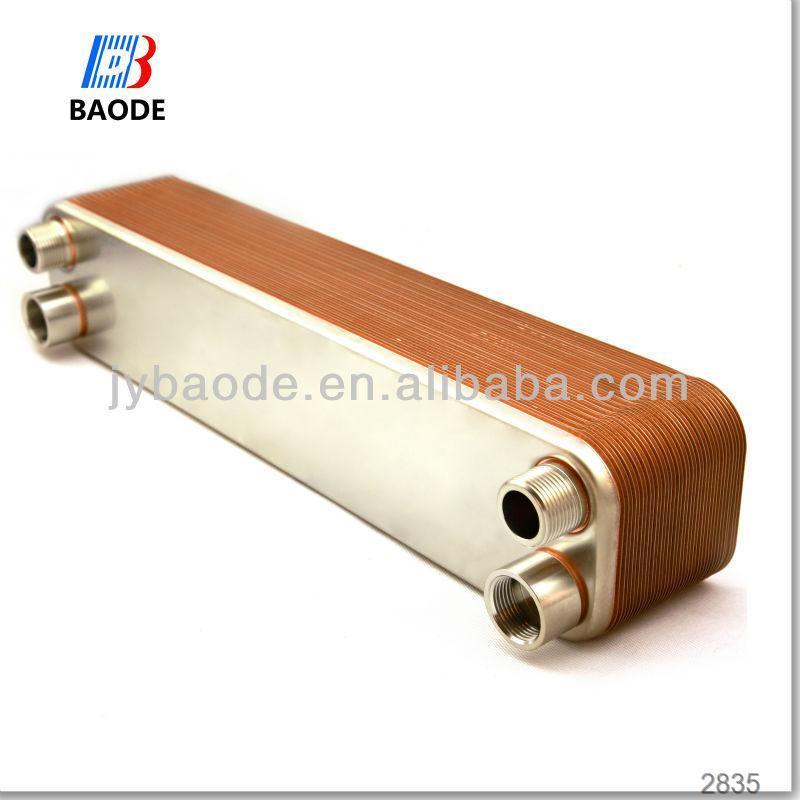 Manufacturer Copper CB75 Oil cooler Brazed plate Heat pump heat exchanger