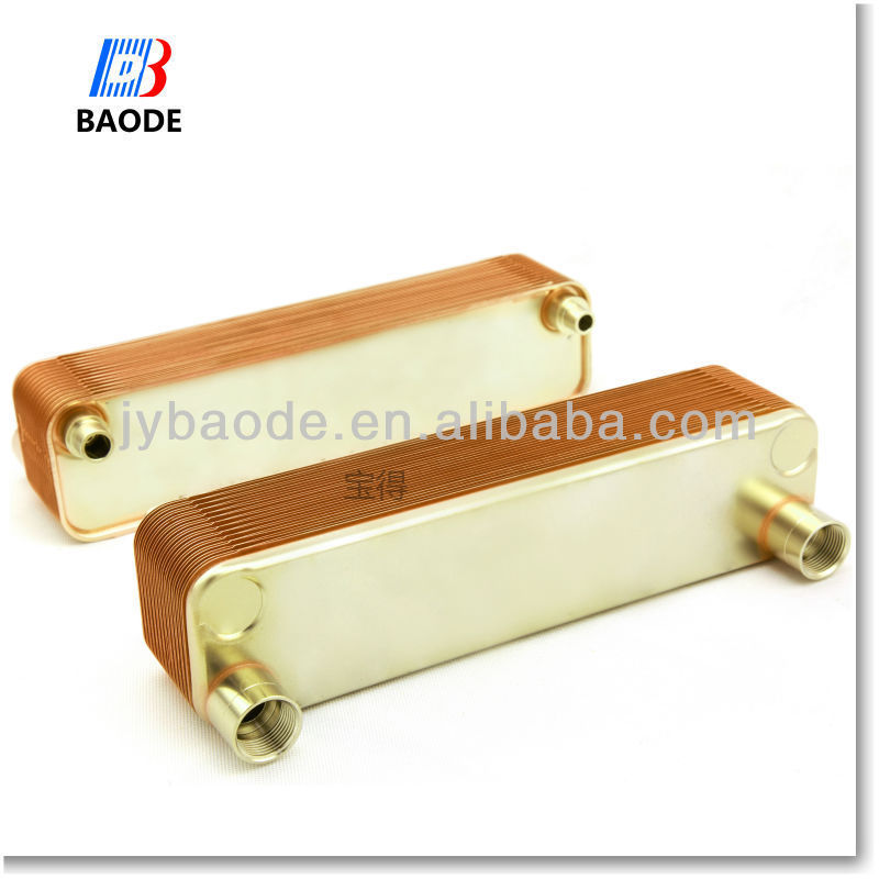 Professional Oil cooler BL20 Brazed HVAC plate heat exchanger