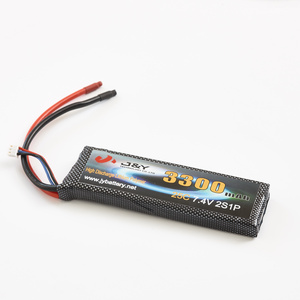 2S 18650 Li Polymer Battery 7.4V 3300mAh Lipo Battery Pack Rechargeable Battery For RC Car Tank Monster