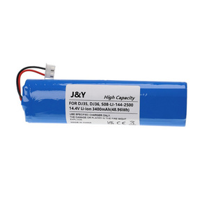 14.4v 2600mah battery replacement For Ecovacs Deebot DJ35 DJ36 DK35 DK36 DK520 DN55 DN520 S08