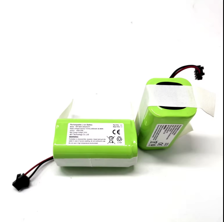 18650 14.8V 2600mAh Lithium ion Battery Pack Robot Vacuum Cleaner Battery Replacement For Ecovacs Deebot Conga Eufy Robovac