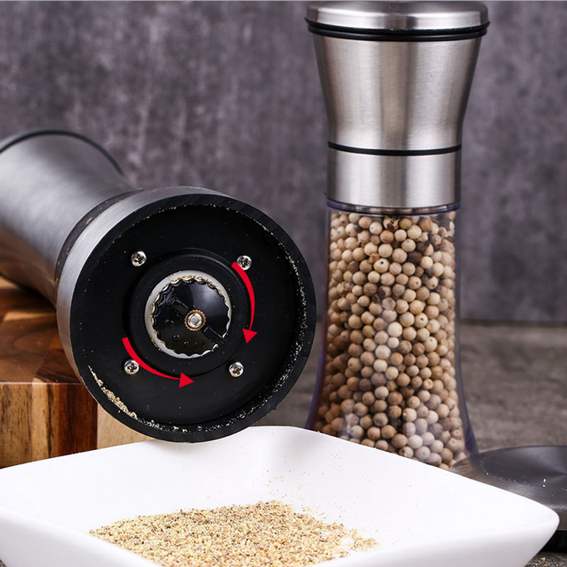 Stainless Steel Pepper Grinder Salt Grinders Mills Salt And Pepper Mill Set Pepper&Salt Grinding Mills Set