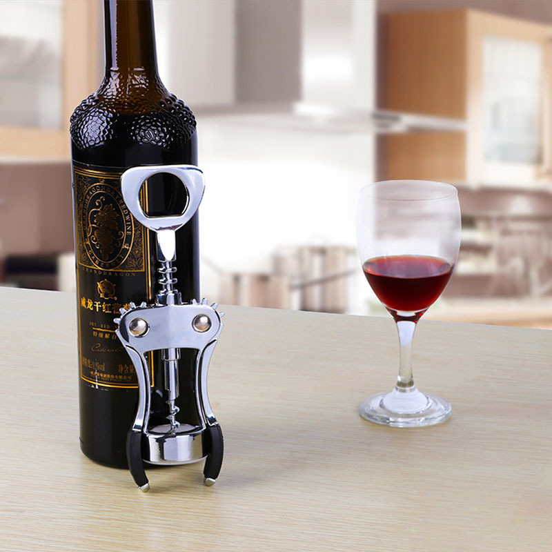 Hot Selling Stainless Steel Red Wine Bottle Opener Wing Corkscrew Beer Bottle Openers