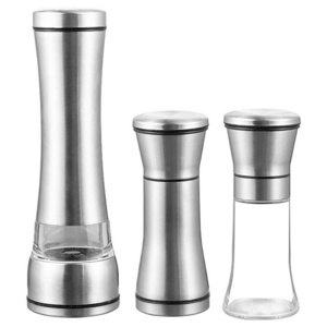 Stainless Steel Pepper Grinder Salt Grinders Mills Salt And Pepper Mill Set Pepper&Salt Grinding Mills Set