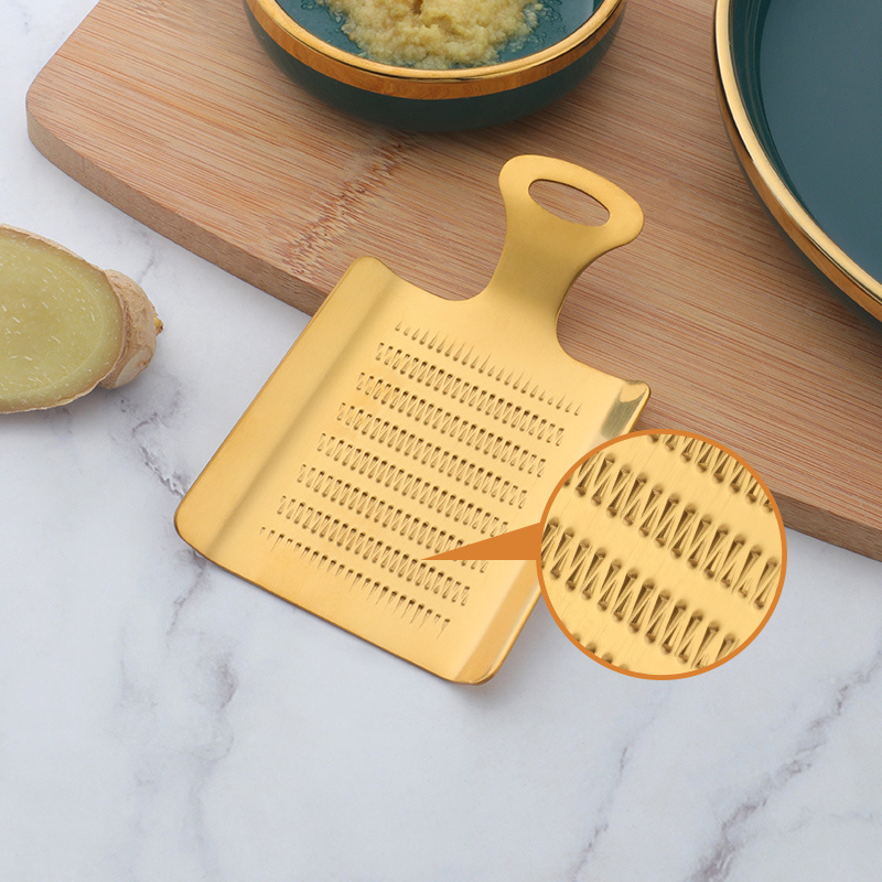 Kitchen Accessories Metal Ginger Grinding Shovel Stainless Steel Garlic Grater