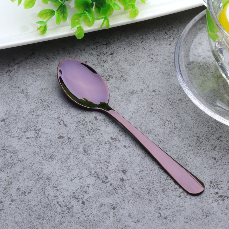 Stainless steel Mini Metal Gold Baby Honey Coffee Tea Spoon