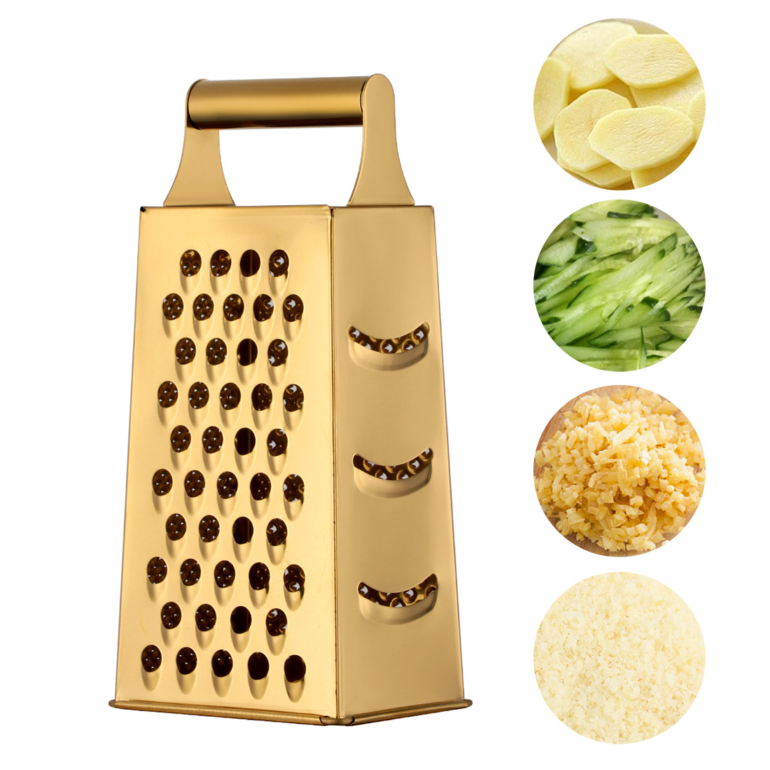 Multifunctional Graters stainless Steel Tools Fruits Vegetable Kitchen Gadget With 4 Sides