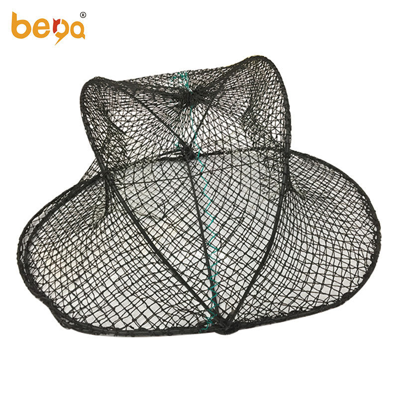 Crabing trap fish traps spring cage plastic coated wire lobster trap