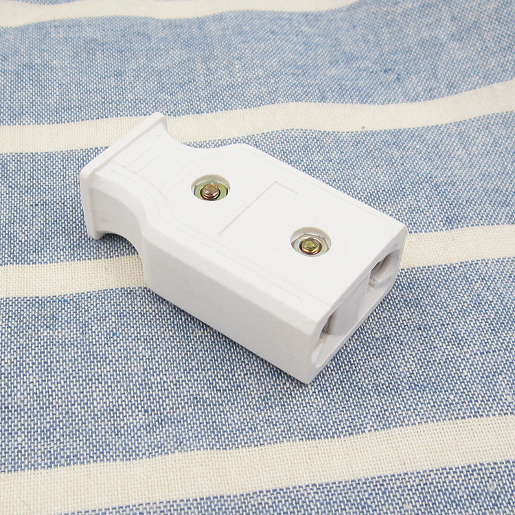 Thailand standard 2 flat pins plug 10A 220V 2 pins power plug socket Cambodia Vietnam two pin plug