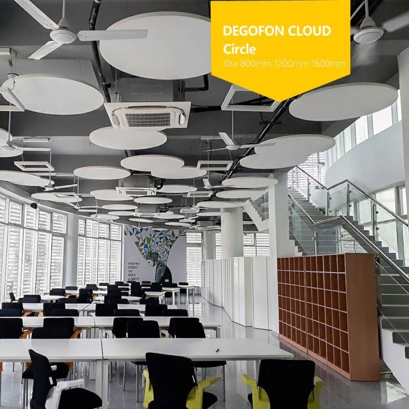 Eco Friendly Interior ceiling Designing  Suspended Ceiling Fiberglass wool  panelss acoustic Panels For hanging System