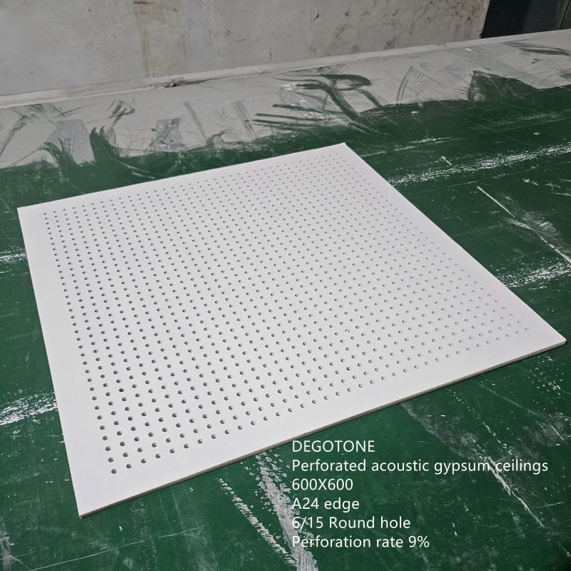 600*600mm White Painted Gypsum Suspended Ceiling Tiles And Planks Soundproof Board Factory Direct Plasterboard Ceilings