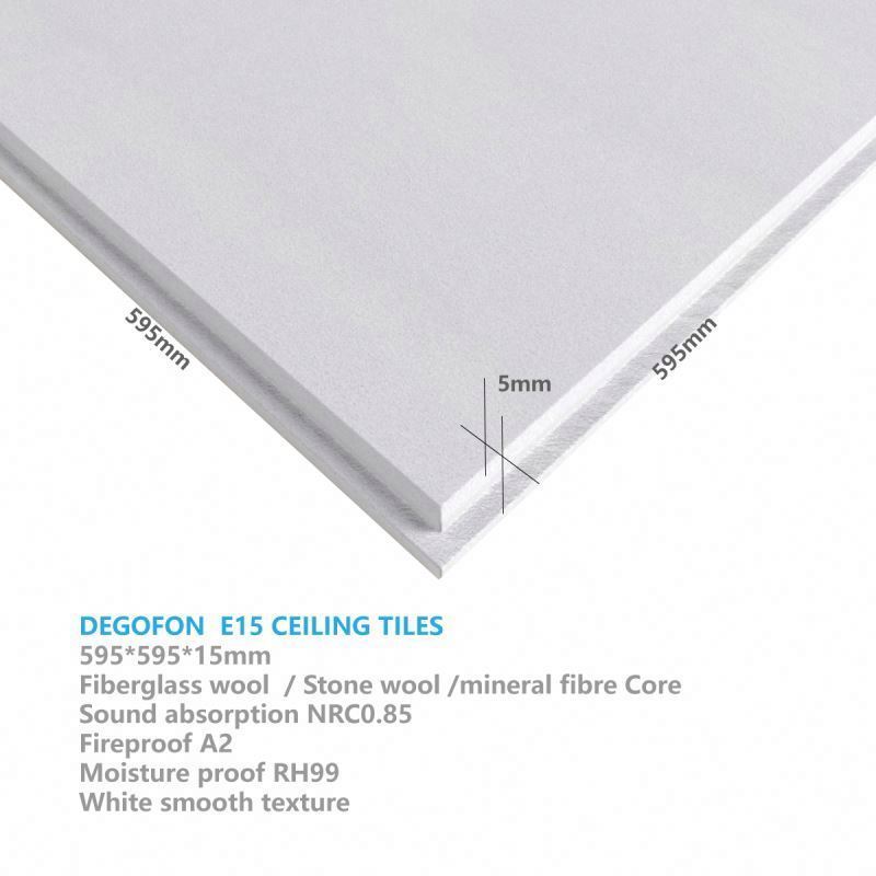 Mineral wool ceiling panel 4x8 stonewool sheet for greenhouse acoustic soundproof sound-absorbing panels 600*600 Architectural