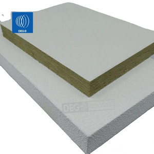 Rock wool acoustic ceiling panels sound absorbing board material fiberglass ceilings Factory direct