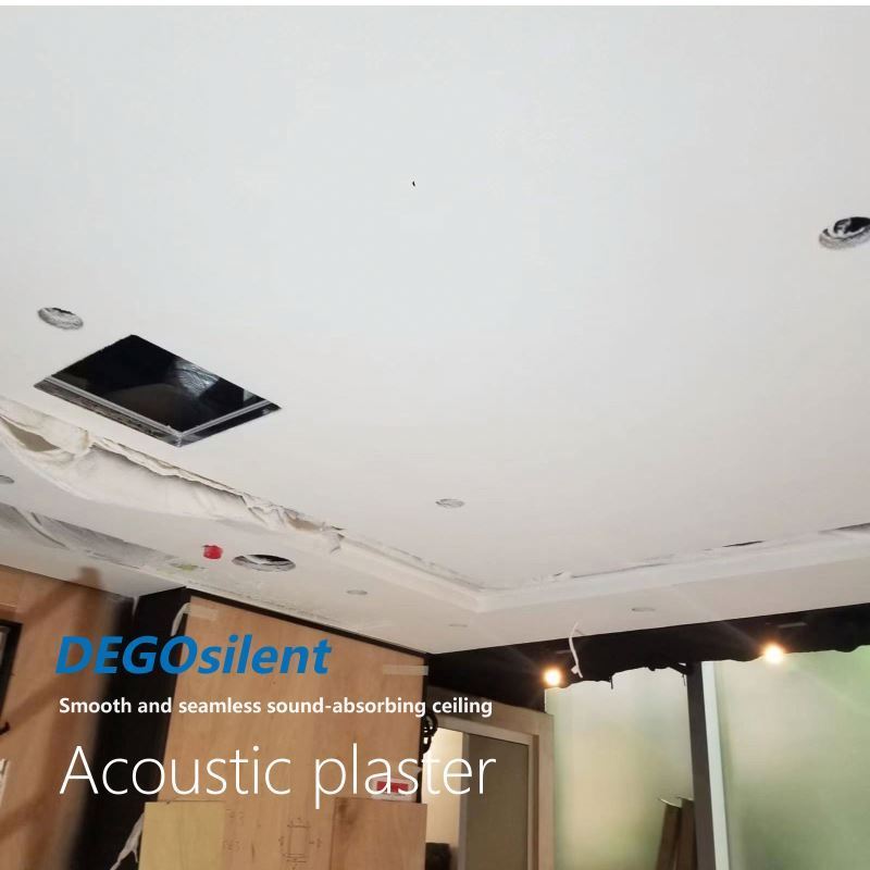 Degosilent  Ultra Base  FIne  Seamless acoustic ceiling and wall panel systems  sand Mircobeads sound-absorbing Panel