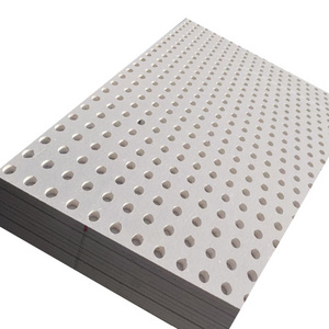 Acoustic perforated ceiling tiles kenya gypsum board price china supply plasterboard