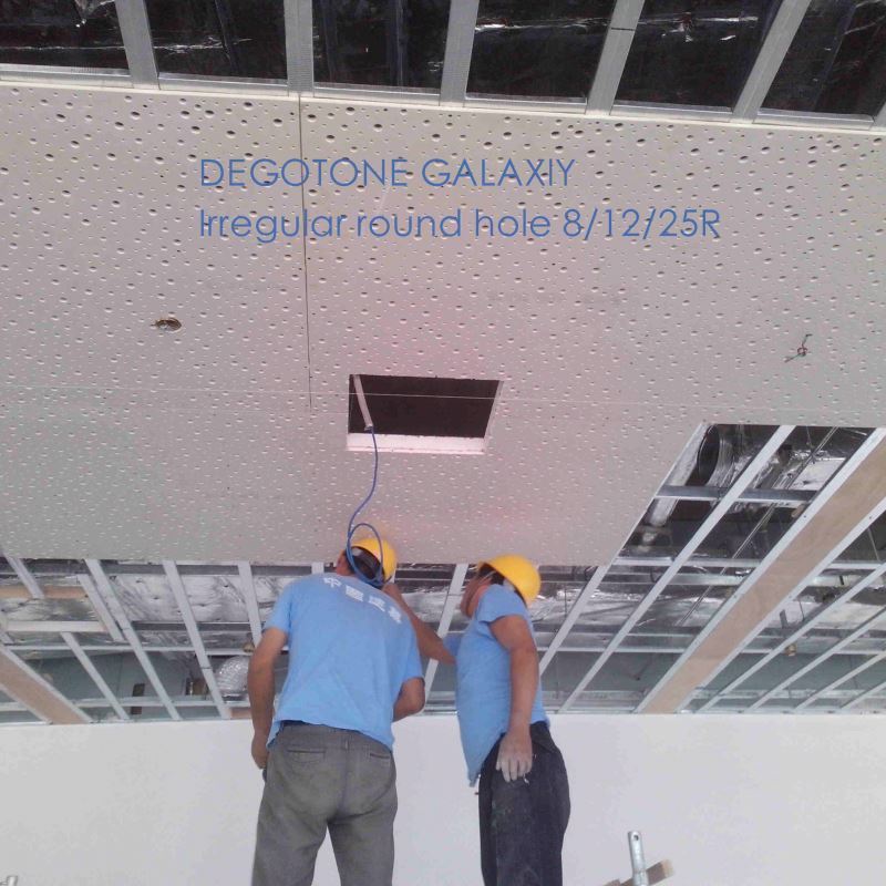 Acoustic Perforated Gypsum Ceiling Board Drywall Plasterboard