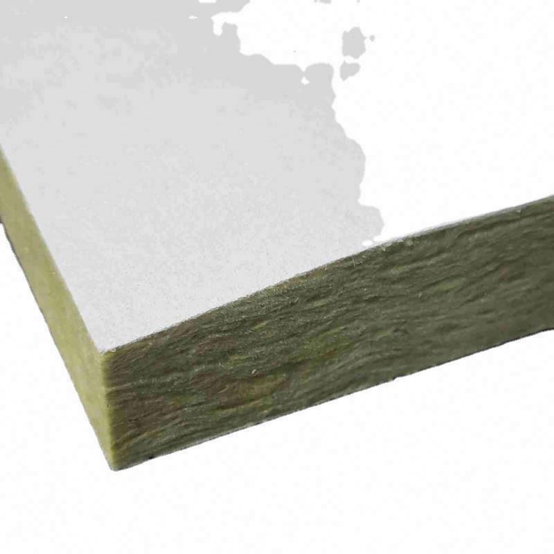 Stick in ceiling tile fiberglass panels glue sound absorbing panel 600x1200x40mm