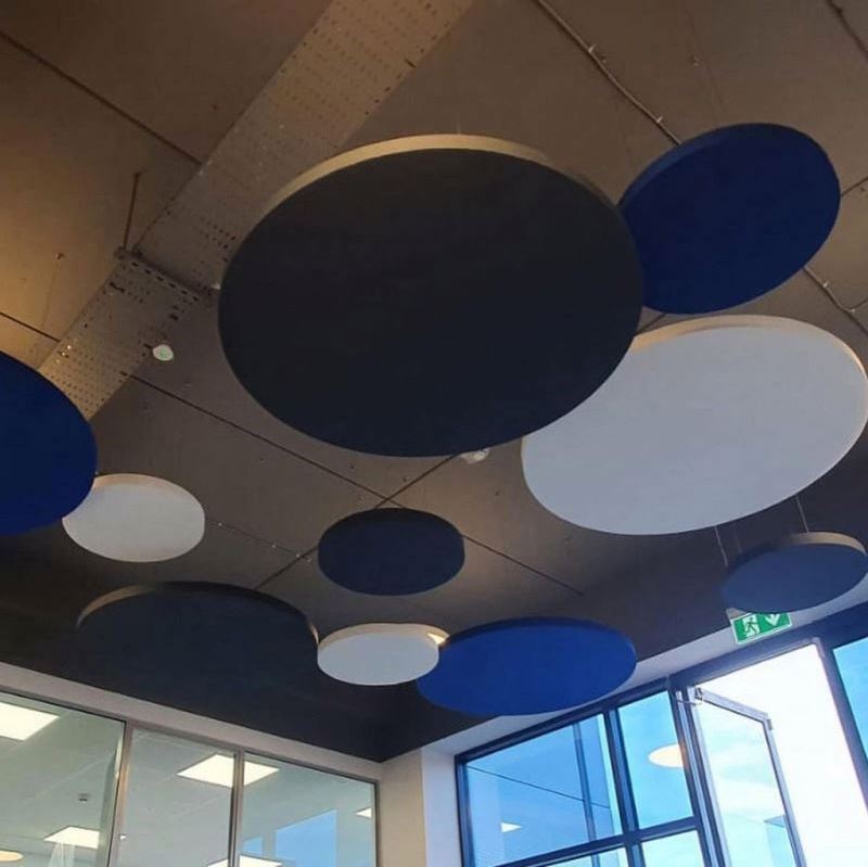 Acoustic solutions hexagon felt board tile suspended ceiling