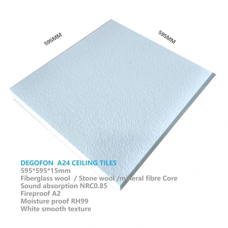 Sound absorbing fiberglass ceiling panel good price china high quality