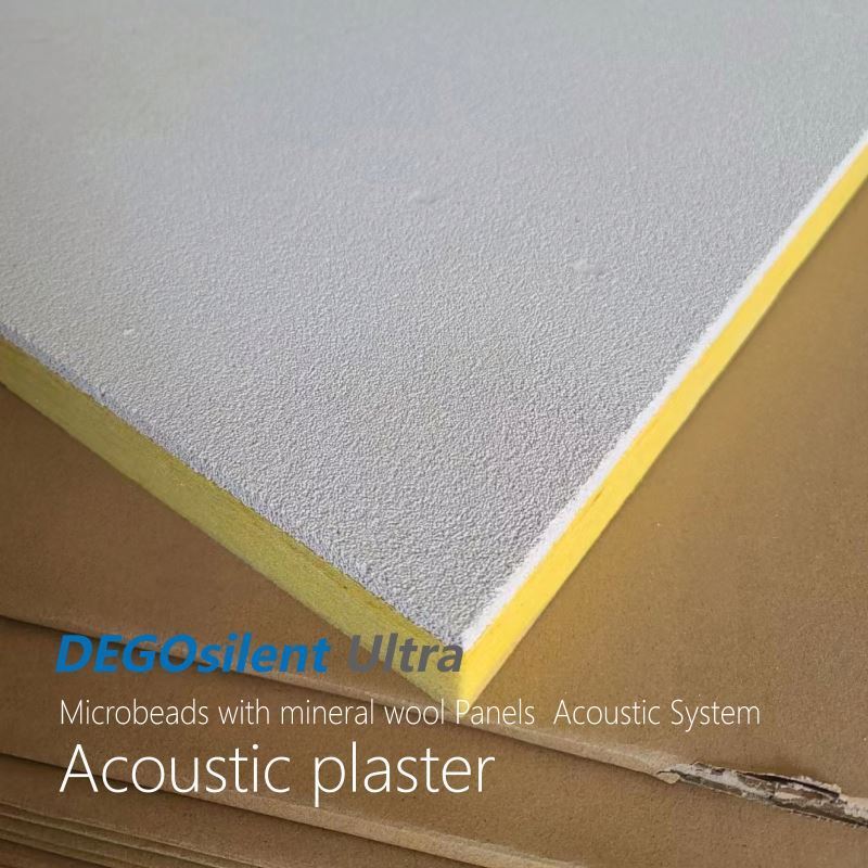 Degosilent  Ultra Base  FIne  Seamless acoustic ceiling and wall panel systems  sand Mircobeads sound-absorbing Panel