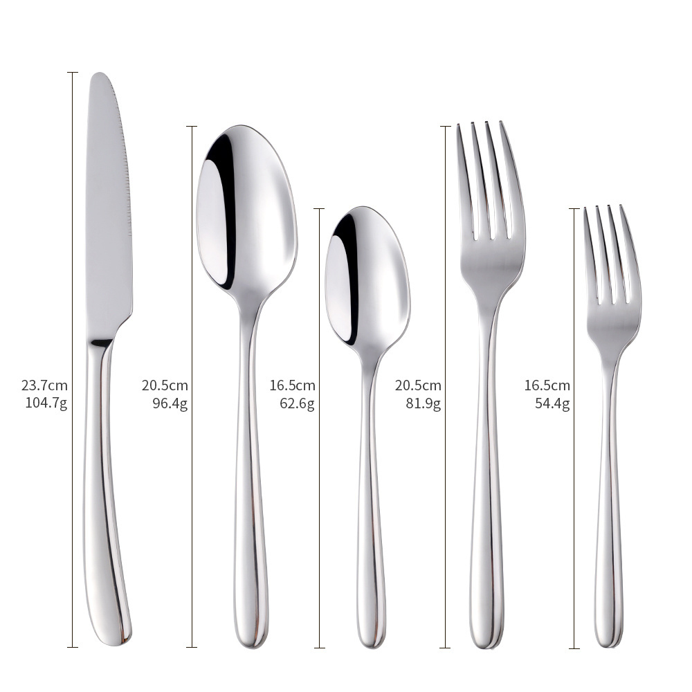 Luxury fancy stainless steel 410 silverware gold dinner knife spoon fork set cuttlery cutlery set wholesale