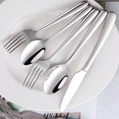 Luxury fancy stainless steel 410 silverware gold dinner knife spoon fork set cuttlery cutlery set wholesale