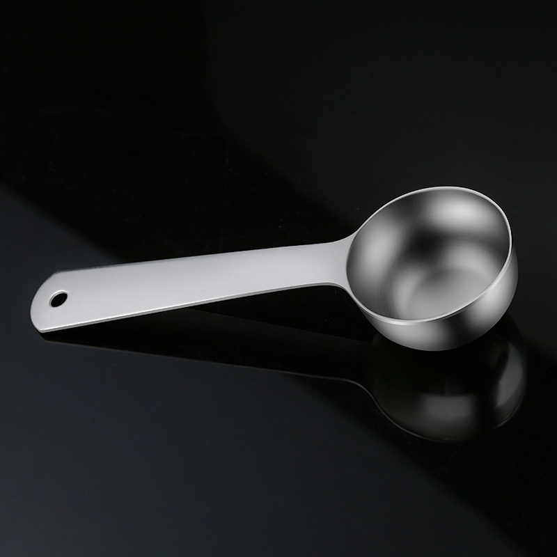 OEM Measuring Scoop 304 Gold Stainless Steel Measuring Spoon with a hole