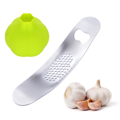 Garlic Press And Garlic Slicer Aluminum Alloy Ginger Chopper Garlic Press Crusher