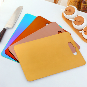 Kitchen Use Durable Tagliere Stainless Steel Cutting Board Cheese Chopping Board