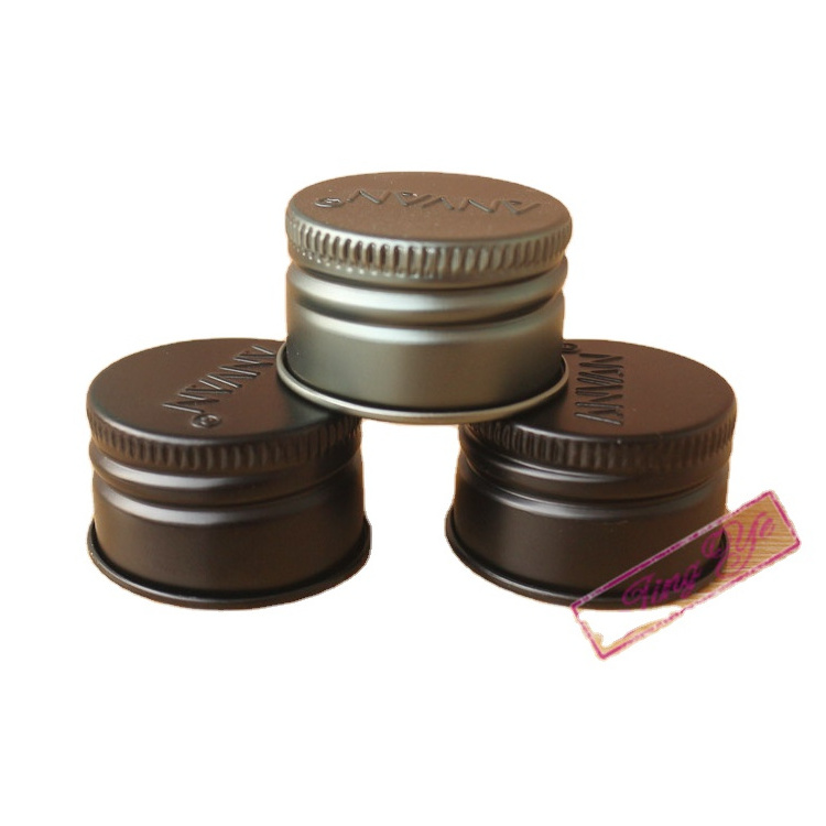 27mm 28mm custom aluminum cap,metal screw lid,aluminum bottle cap