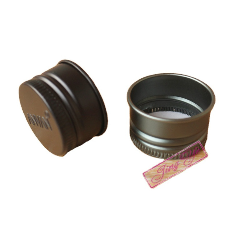 27mm 28mm custom aluminum cap,metal screw lid,aluminum bottle cap