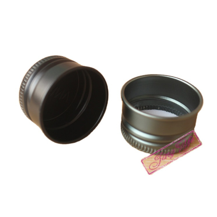 27mm 28mm custom aluminum cap,metal screw lid,aluminum bottle cap