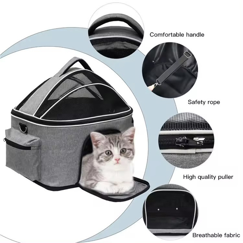 Wholesale Customized Eco Friendly Small Cat Accessories Supplies Tote BacKpack Cat Dog Travel Pet Bag For Cat