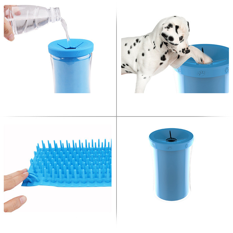 Hot Selling Portable Pet Dogs Feet Quickly Cleaning Foot Washer Washing Cup Wash Tool Pet Dog Paw Cleaner Paws Washer