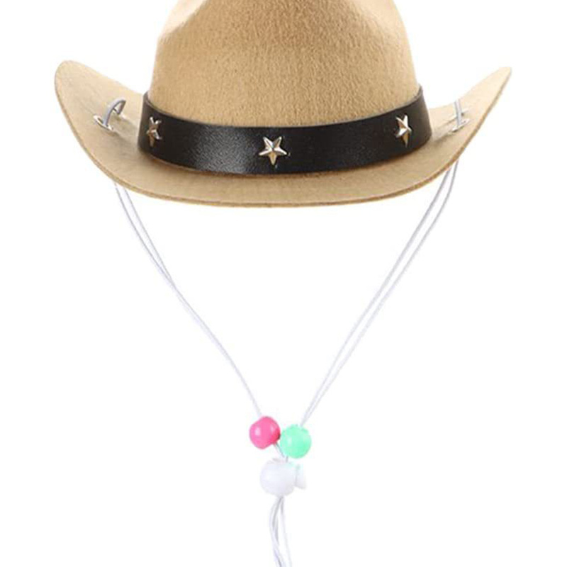 Pet western cowboy hat decorative small hat suitable for cats  dogs  toys  decorative hats