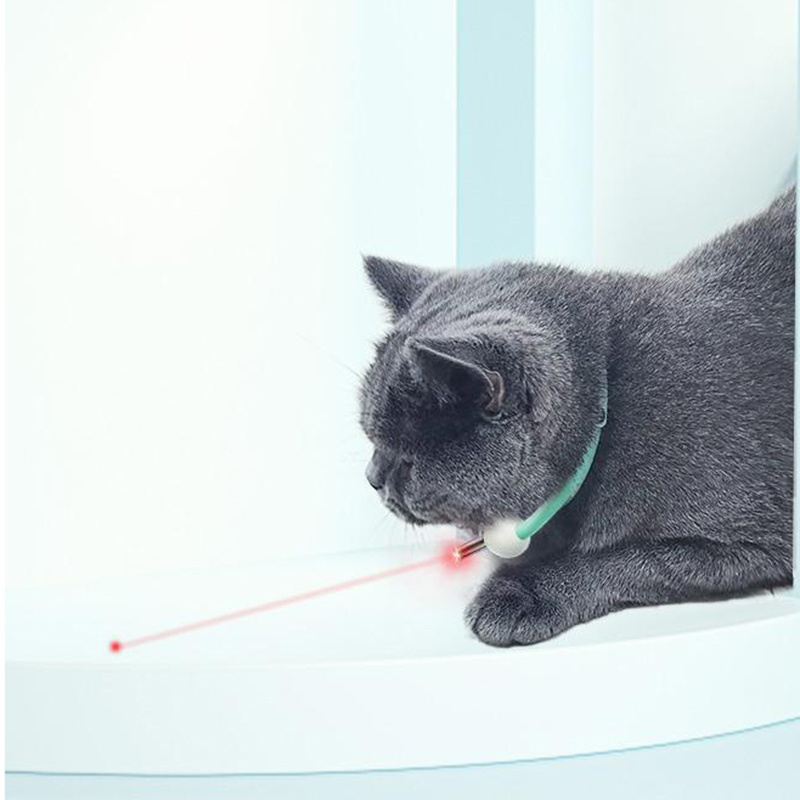 High Quality Led light USB Cat Toy Self Play Collar Funny Interactive Chasing Laser Cat Toy