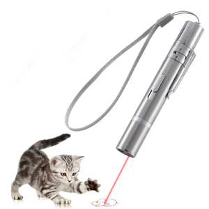 Pet Toy USB Direct Charge Laser Pattern Cat Stick Rechargeable LED Laser Pointer Funny Cat Pen Pet Supplies UV Flashlight