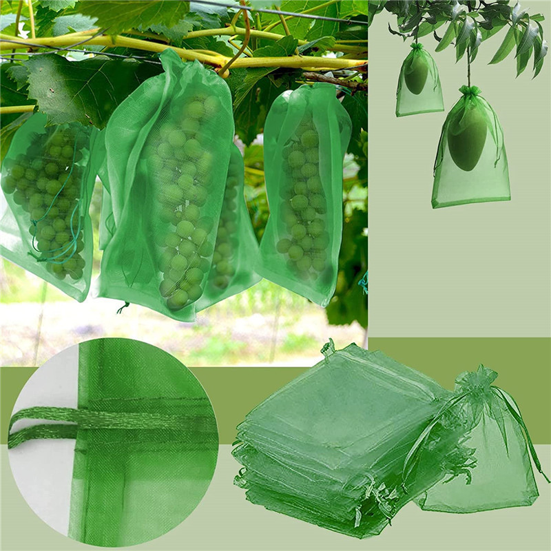 Guava Papaya Apple Wine Bottle Packing Net Sleeves Fruit Protection EPE Foam Netting Orchard insect proof net bag