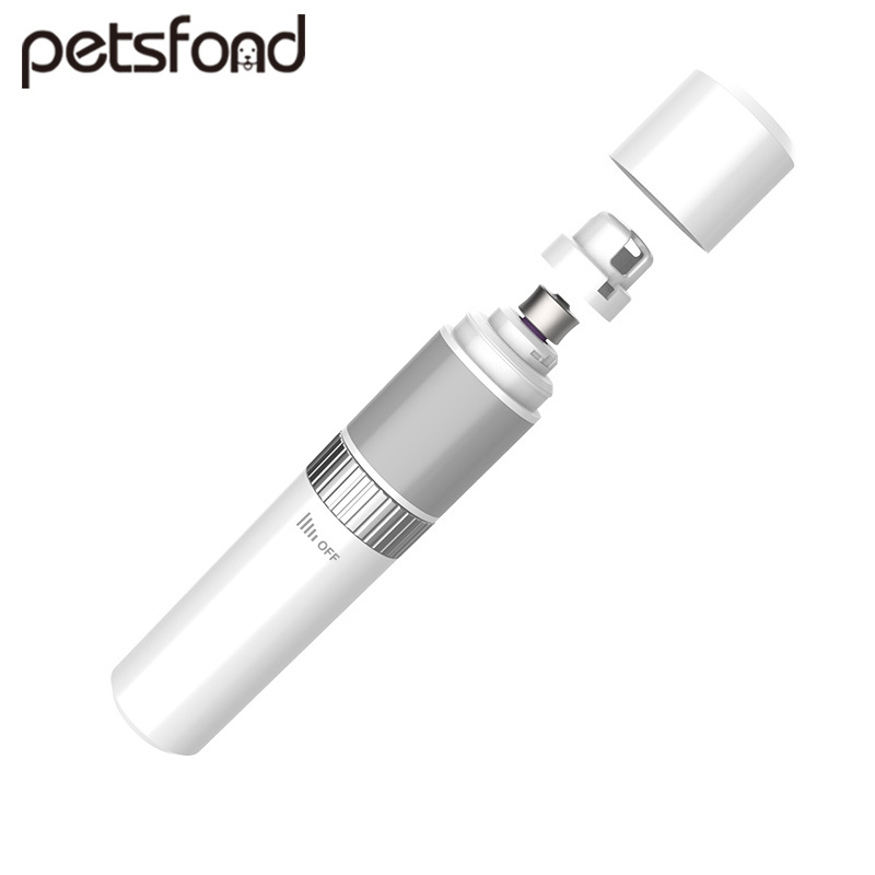 Electric Dog Nail Clippers for Dog Nail Grinders Rechargeable USB Charging Pet Quiet Cat Paws Nail Grooming Trimmer Tools