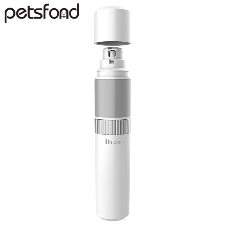 Electric Dog Nail Clippers for Dog Nail Grinders Rechargeable USB Charging Pet Quiet Cat Paws Nail Grooming Trimmer Tools