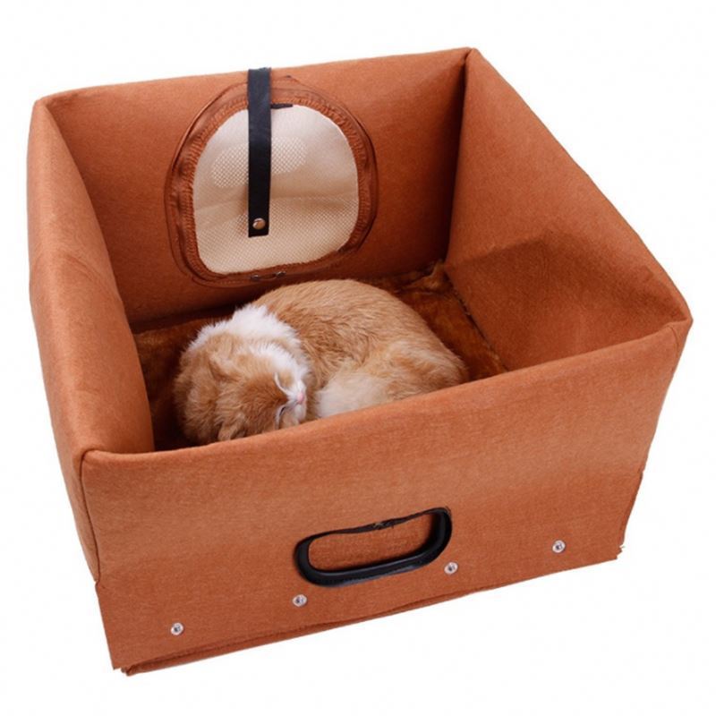 Pet Felt Cat Portable Cat Bag House for Going Out Car Pet Bed Cat Transport Bag with Handle Kennel