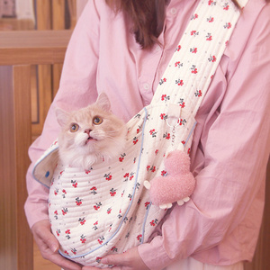 Best Quality Soft Cotton Sling Wrap Travel Adjustable Carrying Hip Seat Cat Dog Shoulder Pet Carrier